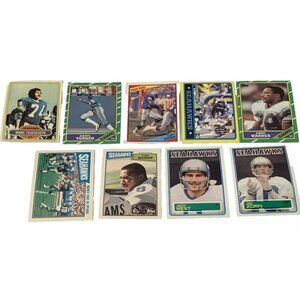 Lot Of 9 Seattle SEAHAWKS CARDS See Description For List T-Z Lot3